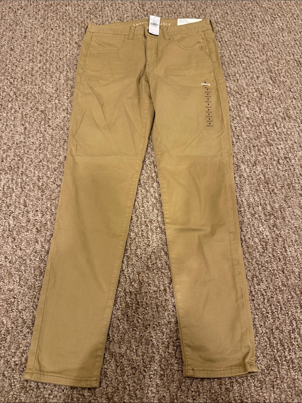 American Eagle Outfitters Straight Leg Pants in Khaki